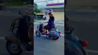 Slow in aja #shortvideo #vespa