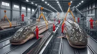 Inside the factory:Transforming tons of sea lampreys into canned ready-toeat fish The entire process
