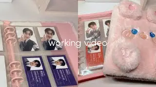 【NCT WISH】 トレカ収納 / トレカ整理 / 作業動画 / working video