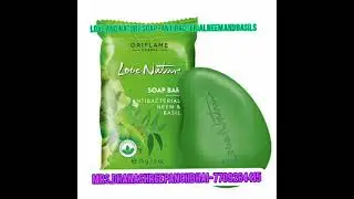 LOVE NATURE SOAP-ANTIBACTERIAL NEEM & BASILES