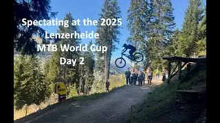 Spectating at the 2025 Lenzerheide MTB World Cup - Day 2