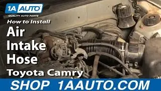 How to Replace Air Intake Hose 92-93 Toyota Camry