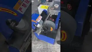 Polishing and rust removal machine for outer circle of circular pipes