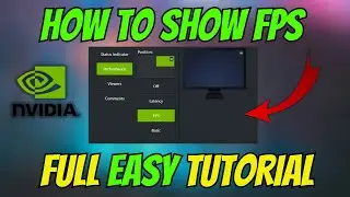 How To Show & Display FPS on NVIDIA App (EASY TUTORIAL)