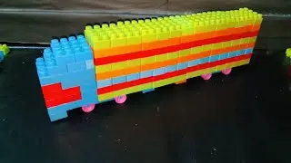 Satisfying DIy Lego Big Truck ASMR/ building block/block game #buildingblocks 