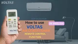 Voltas Inverter Air Conditioner Remote Explained | All Buttons