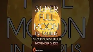 Super Full Moon in Taurus November 5, 2025 | Grounding, Gratitude & Abundance | #fullmoon SHORT
