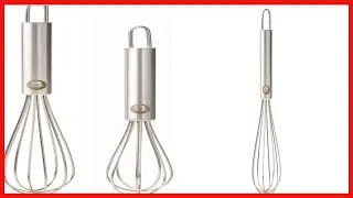 Babish 2-Piece (5&rdquo; and 7&rdquo;) Stainless Steel Tiny Whisk Set