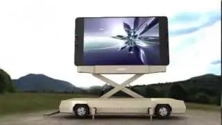 Mobile Outdoor Festival LED Video Screen Trailer For Sale by Pro Vision