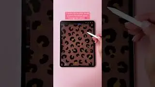 Recolor patterns in Procreate