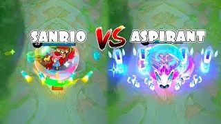 Chang'e Tech Tensai Aspirant Skin VS Moon Artist Sanrio Colab Skin Comparison