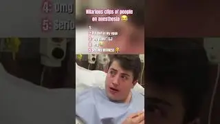 These get funnier every time anesthesia #anesthesia  #hilarious  #funnyreaction  #viraltiktok