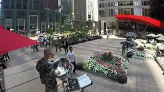 Steel Pan Cover &ndash; &ldquo;Cantina Band&rdquo; (Star Wars) | Kent Arnsbarger  on Michigan Ave Chicago