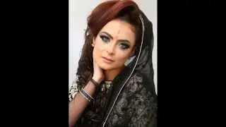 Asian bridal make up,smokey Arabian and glitter make up