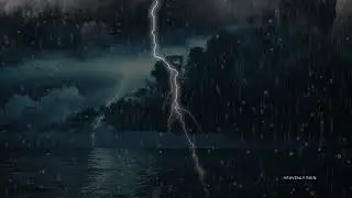 Soaking Worship Music with Heavy Rain and Thunder Sounds for Sleeping, Worship Soaking Music