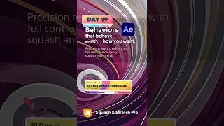 Day 19 &ndash; 30 Days of Better Animation in After Effects with Squash & Stretch #tut #ae #textanimation