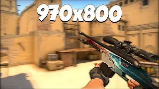 CS:GO : Resolution 970x800