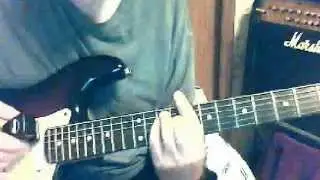 E-Bowing and Sliding Around On A Guitar.