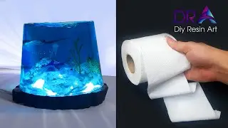 Easy making Epoxy Resin lamp Diorama | Diy Resin Art