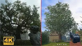 Carentan - Call of Duty 1 vs Call of Duty ww2 in 4K