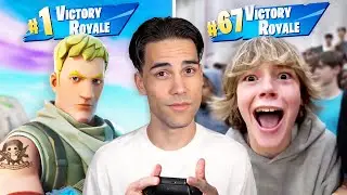 Видео заканчивается, когда я занимаю 67-е место в Fortnite