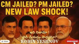 ''CM JAILED? PM JAILED? | 130TH Amendment Bill Shocks India | Federalism Explained | ROBIN YESHNOV''