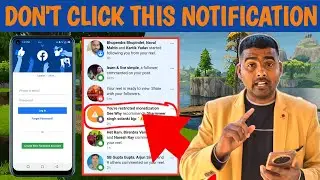 You are restricted monetization warrning notification on facebook account | Don't Click this