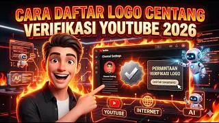 CARA DAFTAR LOGO  CENTANG VERIFIKASI YOUTUBE 2024