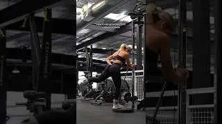 How to set-up and perform Cable Kick-backs #shorts