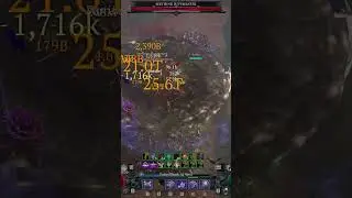 S7 Necro DESTROYS PIT 150 | Diablo 4 Necromancer Build Season 7 #skulm #shorts #necromancer