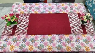 Festive Dining Table Decor With red & White Table Runner | Home Decor Ideas&rdquo;#homedecor #festivedecor