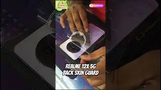 Realme 12x 5g 🆗📲 mobile clear back skin protector | mobile back skin guard #trend #protector #realme