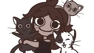 UM VÍDEO SOBRE AS MINHAS GATAS