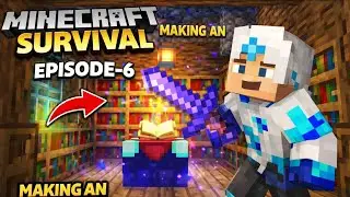 I Built My FIRST Enchantment Room! 😍 | Minecraft Survival EP-6 @Ron-oo3ur @lolgamer202.0 