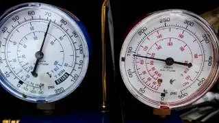 low side and high pressure readings toyota corolla 2000