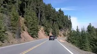 Hurricane Ridge, The Drive Downhill, Olympic National Park Time Lapse Drive