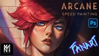Arcane Vi Fan art - Speed painting [ Timelapse ]