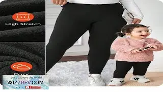 SHEIN Babygirl Elastic Waist Solid Color Knit Pants Versatile All Match Style Suitable
