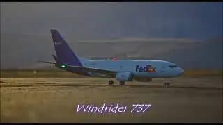 Windrider RC Boeing 737 Airliner Model Flight Clips