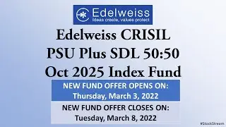 Edelweiss CRISIL PSU Plus SDL 50:50 Oct 2025 Index Fund | Stock Stream