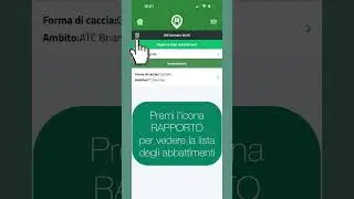 App Cinghiale Lombardia - tutorial prelievo controllo e ricerca carcasse