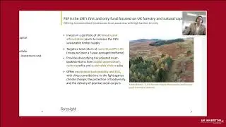 Foresight Sustainable Forestry Company Investment Trust presentation September 2023