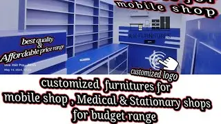 Mobile Shop Rack | Glass counters | shop Rack | Cash counter |A.K Furnitures |Ramapuram | low budget
