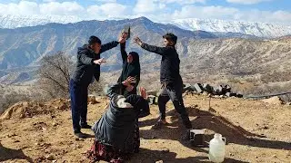 Far from home in the cold snow: the bloody conflicts of brother and sister in the heart of winter