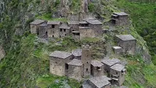 Shatili adventure from the drone