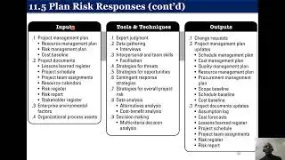 11.5 Plan Risk Responses