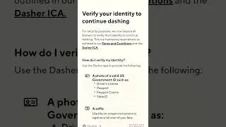 Identity Verification will stop banned drivers from returning to doordash #doordash