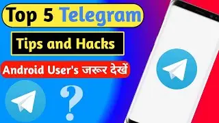 #TelegramTips 5 Telegram tips and tricks | 5 Telegram Tips |🔥🔥