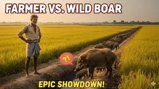 🔥 Farmers Genius Idea 😲🔥 Wild Boar Can&rsquo;t Cross!🔥 WILD BOAR STOPPED!Smart Farme🔥 Boar Problem Solved!