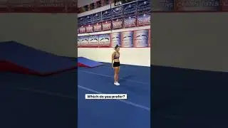 Front tumbling vs Back tumbling&hellip; #Shorts
